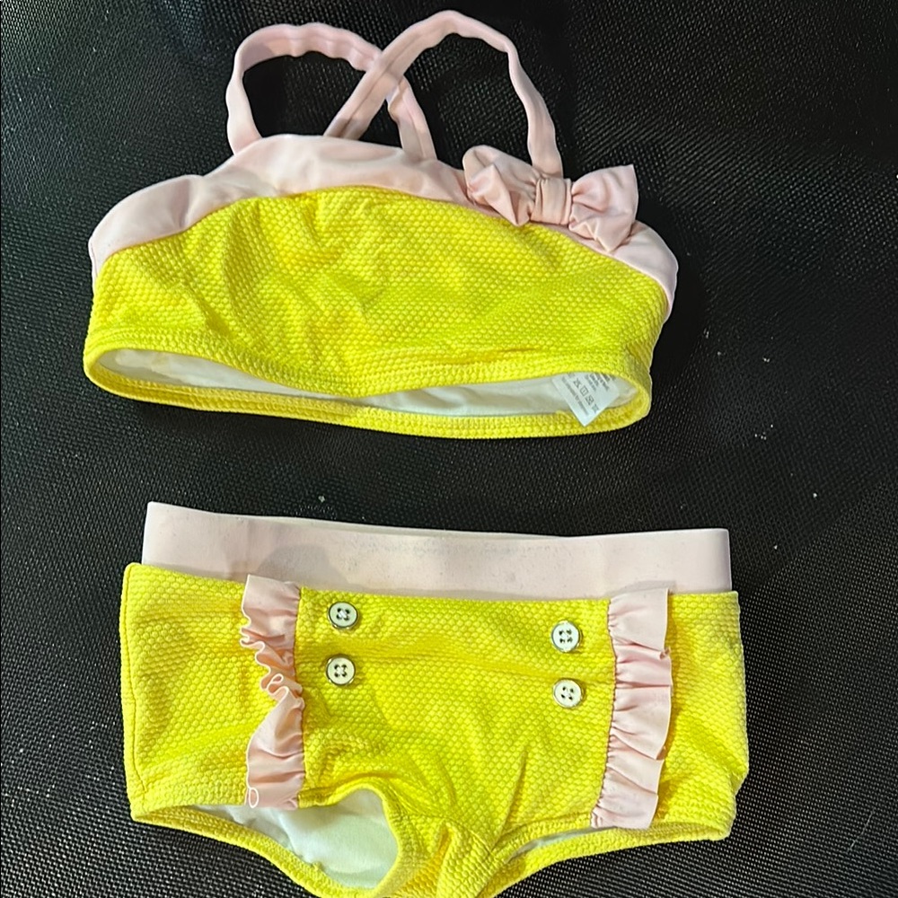 Janie and Jack Yellow and Pink Diaper Covers Accessories
